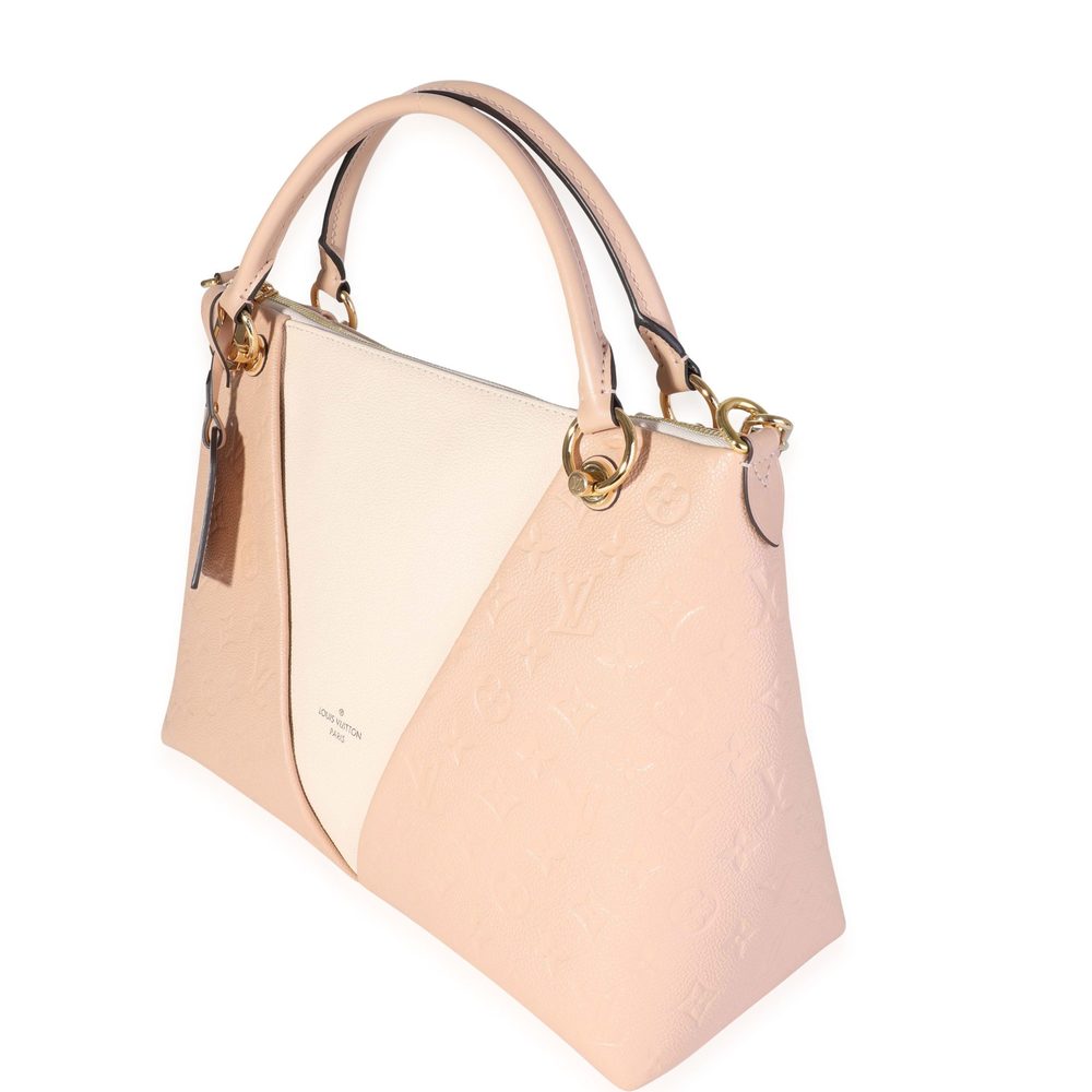 Louis Vuitton Cream & Beige Monogram Empreinte V Tote MM - Picture 2 of 8